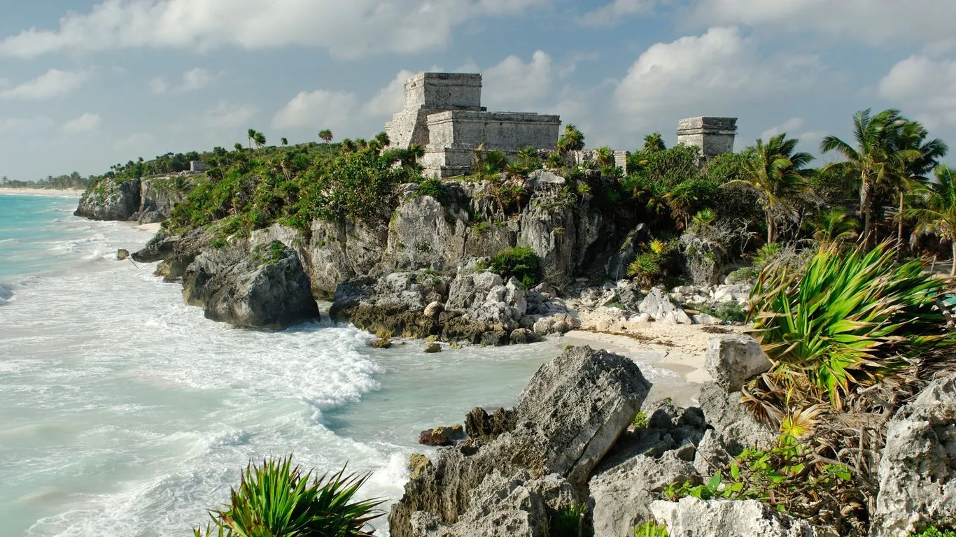 Guerrero Maya Tour Tulum Ruins, Cenote Swim and Underground Cave Adventure